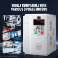 VFD 7.5KW 10HP 1 Phase to 3 Phase 220V-240V Variable Frequency Drive