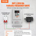 VFD 2.2KW 10A 3HP 3-Phase Motor Variable Frequency Drive