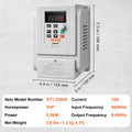 VFD 2.2KW 10A 3HP 3-Phase Motor Variable Frequency Drive