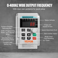 VFD 4KW 5HP 1 Phase to 3 Phase 220V-240V Variable Frequency Drive