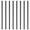 Staircase Balusters 38'' Aluminum Alloy Spindles 72 Pack Satin Black