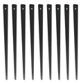 Staircase Balusters 38'' Aluminum Alloy Spindles 72 Pack Satin Black