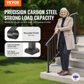 Handrails for Outdoor Steps 5 Step Carbon Steel Stair Rails