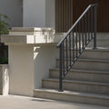 Handrails for Outdoor Steps 5 Step Carbon Steel Stair Rails