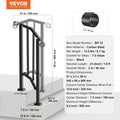 Handrails 1-2 Step Outdoor Stair Carbon Steel Black Retro