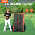 Baseball Softball Rebounder Net 3.5x4.5ft Switch Hitter Pitch