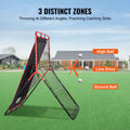 Baseball Softball Rebounder Net 3.5x4.5ft Switch Hitter Pitch
