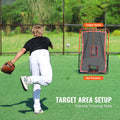Baseball Softball Rebounder Net 3.5x4.5ft Switch Hitter Pitch