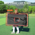 Baseball Softball Rebounder Net 3.5x4.5ft Switch Hitter Pitch