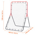 Baseball And Softball Rebounder Net, 3 x 4.5 ft PitchBack Baseball Pitching Nest, 3-Way Baseball, Softball Pitchback Net, Fielding Trainer, Bounce Back Net for Fielding/Throwing Practice