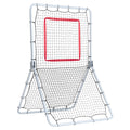 Baseball And Softball Rebounder Net, 3.5 x 6 ft PitchBack Baseball Pitching Nest, Softball Pitchback Net, Fielding Trainer, Bounce Back Net for Fielding/Throwing Practice, 5 Adjustable Angles
