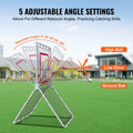 Baseball And Softball Rebounder Net, 3.5 x 6 ft PitchBack Baseball Pitching Nest, Softball Pitchback Net, Fielding Trainer, Bounce Back Net for Fielding/Throwing Practice, 5 Adjustable Angles