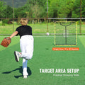 Baseball Rebounder Net 4x4.5ft Pitchback Training Pitch Return Trainer