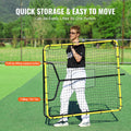 Baseball Rebounder Net 4x4.5ft Pitchback Training Pitch Return Trainer