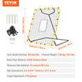 Baseball Rebounder Net 4x4.5ft Pitchback Training Pitch Return Trainer