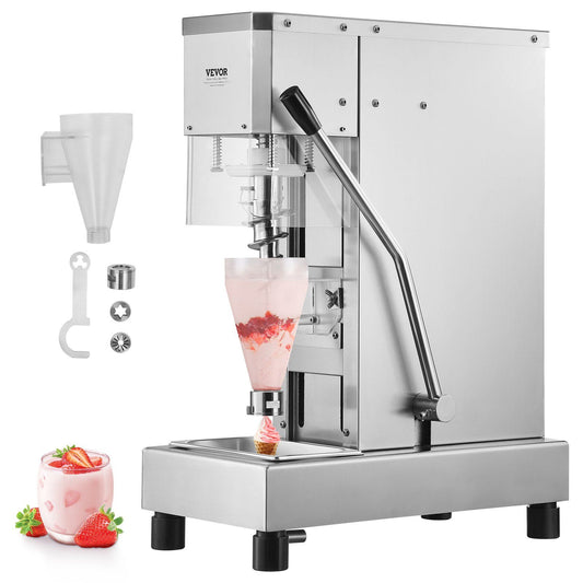 750W Ice Cream Maker Blender 1740RPM Stainless Steel Mixer