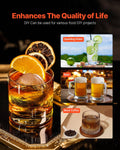Ice Ball Press Kit 60mm Aviation Aluminum Whiskey Cocktail