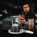 Ice Ball Press 60mm Whiskey Cocktail Maker Black Aluminium