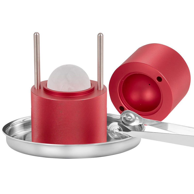 Ice Ball Maker 60mm Aircraft Aluminium Whiskey Cocktail Press Kit