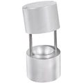 Ice Ball Press Kit, Aircraft Al Alloy Ice Press with Ice Block Mold, Large Mat, Tong, Drip Tray, One Glass, Round Ice Ball Maker 2.4