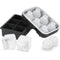 Silicone Ice Cube Tray Set 2-in-1 Large Square & Sphere Ball Maker BPA