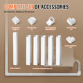 VEVOR Mini Split Line Set Cover 76.2mm 3.1m Paintable White