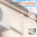 VEVOR Mini Split Line Set Cover 76.2mm 3.1m Paintable White