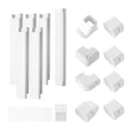 VEVOR Mini Split Line Set Cover 76.2mm 3.1m Paintable White