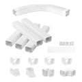 VEVOR Mini Split Line Set Cover 76.2mm 3.1m Paintable White