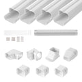 Mini Split Line Set Cover 76.2mm 4830mm White PVC Pipe
