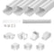 Mini Split Line Set Cover 76.2mm 4830mm White PVC Pipe