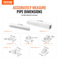 Mini Split Line Set Cover 76.2mm 4830mm White PVC Pipe