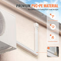 Mini Split Line Set Cover 76.2mm 4830mm White PVC Pipe