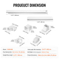 Mini Split Line Set Cover 76.2mm 4830mm White PVC Pipe