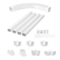 Mini Split Line Set Cover 76.2mm 4830mm White PVC Pipe