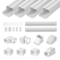 Mini Split Line Set Cover 76.2mm 5350mm White PVC Air Conditioner