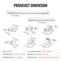 Mini Split Line Set Cover 76.2mm 5350mm White PVC Air Conditioner