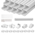 Mini Split Line Set Cover 76.2mm 5400mm PVC White Air Conditioner