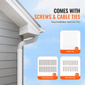 Mini Split Line Set Cover 76.2mm 5400mm PVC White Air Conditioner