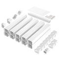 Mini Split Line Set Cover 76.2mm 5400mm PVC White Air Conditioner