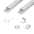 Mini Split Line Set Cover 76mm x 2270mm White Paintable