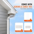 Mini Split Line Set Cover 76mm x 2270mm White Paintable