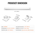 Mini Split Line Set Cover 76mm x 2270mm White Paintable