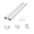 Mini Split Line Set Cover 76mm x 2270mm White Paintable