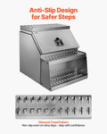 Semi-Truck Toolbox 610x695x645mm Aluminum Waterproof Step Box