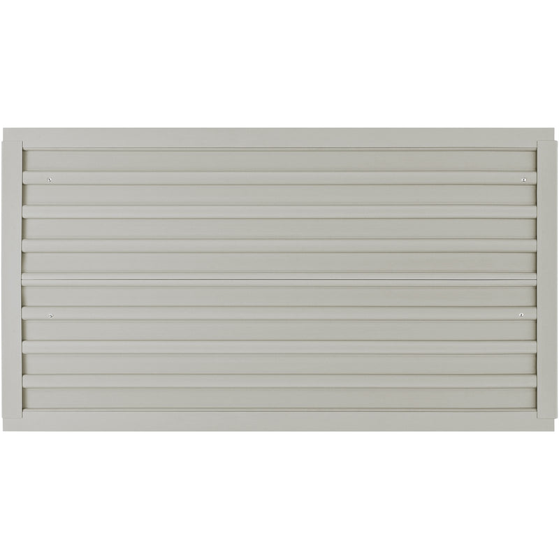 Slatwall Panels 121.9x30.48cm Grey Garage Organiser Set of 2