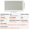 Slatwall Panels 121.9x30.48cm Grey Garage Organiser Set of 2