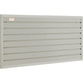 Slatwall Panels 121.9x30.48cm Grey Garage Organiser Set of 2