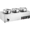 Devanti 1200W 3x7.4QT Electric Soup Warmer Stainless Steel Bain Marie