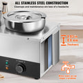Devanti 1200W 3x7.4QT Electric Soup Warmer Stainless Steel Bain Marie
